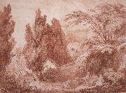 Jean-Honore Fragonard Park Landscape oil painting picture wholesale